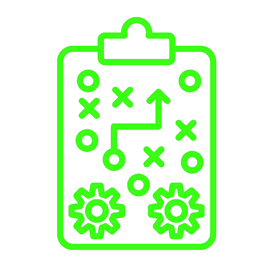 Illustration of a game-plan